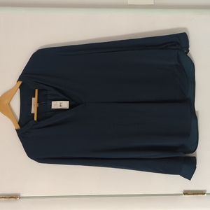 Loft Hunter Green Long Sleeve Shirt L